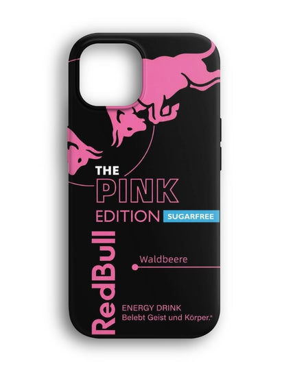Redbull Logo PinkBlack Telefon Kılıfı
