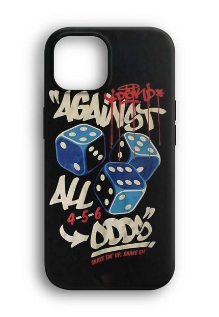 iphone against all odds tipografi telefon kılıfı
