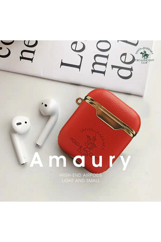 Airpods (1.nesil) Amaury Kılıf - Kırmızı 2