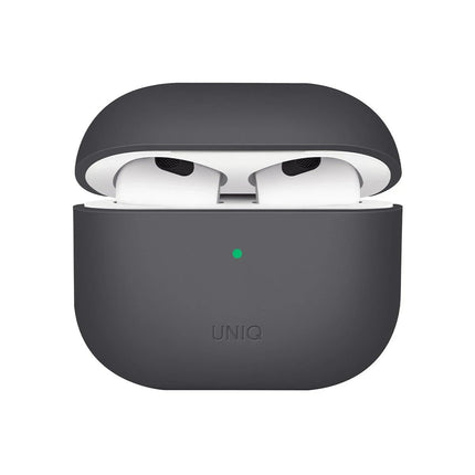 Airpods 3 (3.nesil) Lino Silikon Kılıf - Gri