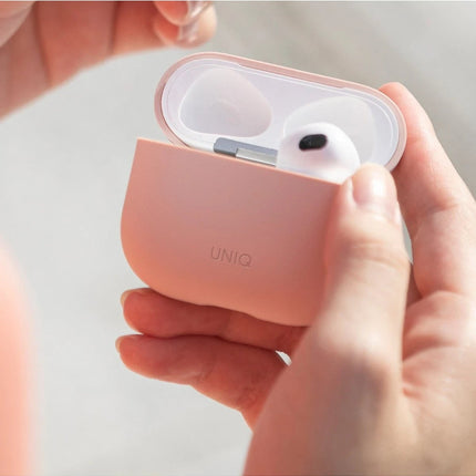 Airpods 3 (3.nesil) Lino Silikon Kılıf - Gri 4