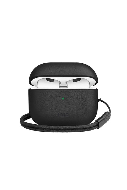 Airpods 3 (3.nesil) Terra Genuine Deri Kılıf - Siyah