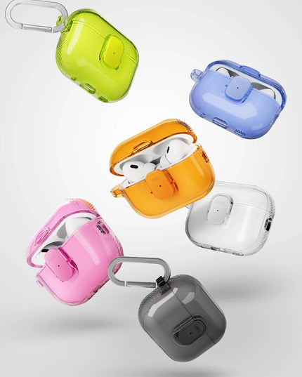 Airpods 4 (4.nesil)/Airpods 5 (5.Nesil) Glase Pro Kilitli Kılıf - Yeşil 2