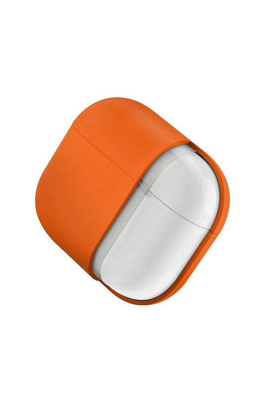 Airpods 4 (4.nesil)/Airpods 5 (5.Nesil) Nexo Silikon Kılıf - Turuncu 5