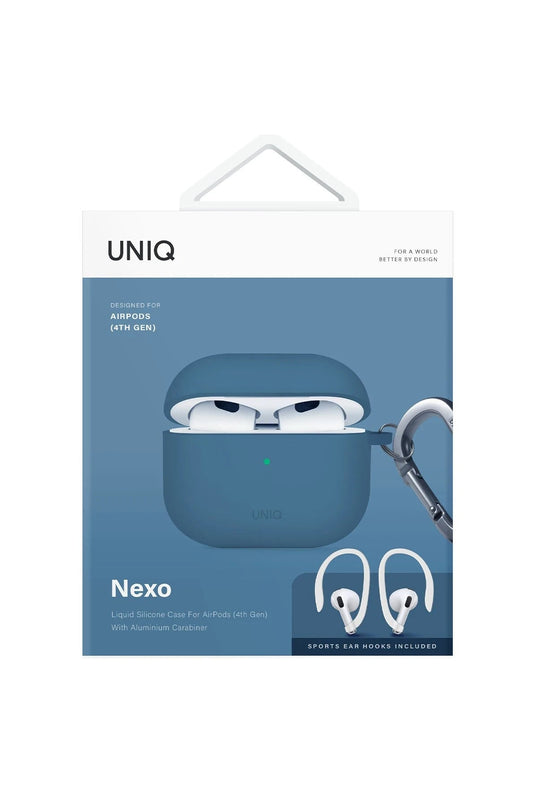 Airpods 4 (4.nesil)/Airpods 5 (5.Nesil) Nexo Silikon Kılıf - Lacivert 7