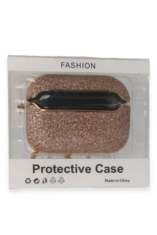 Airpods Pro (1.nesil) Spell Simli Kılıf - Rose Gold