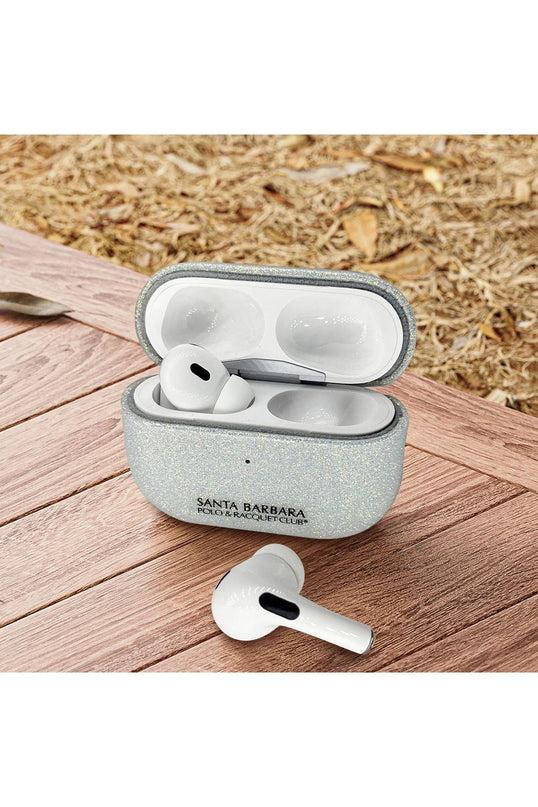 Airpods Pro 2 (2.nesil) Aurora Simli Kılıf - Gümüş 3