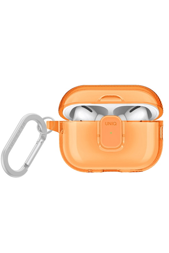 Airpods Pro 2 (2.nesil) Glase Pro Kilitli Kılıf - Turuncu