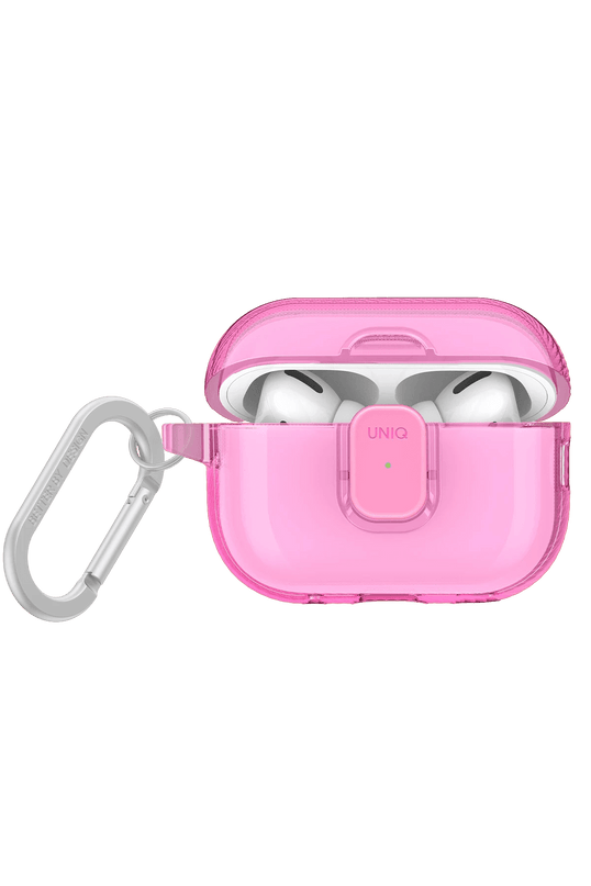Airpods Pro 2 (2.nesil) Glase Pro Kilitli Kılıf - Pembe