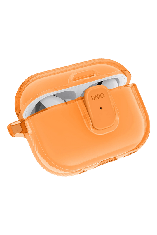 Airpods Pro 2 (2.nesil) Glase Pro Kilitli Kılıf - Turuncu 2