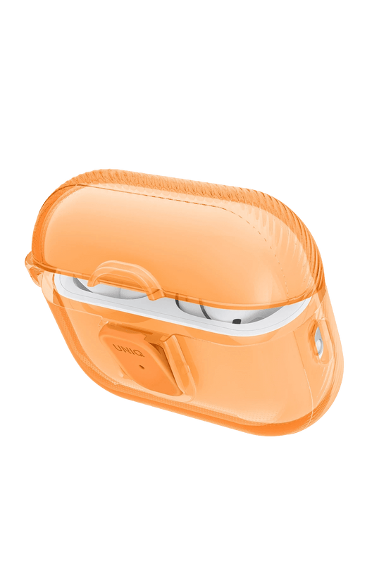 Airpods Pro 2 (2.nesil) Glase Pro Kilitli Kılıf - Turuncu 3