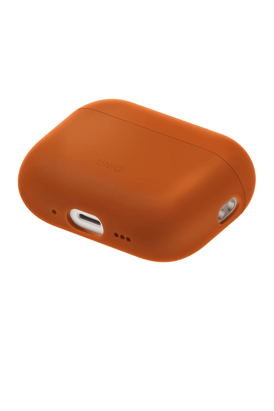 Airpods Pro 3 (3.nesil) Lino Silikon Kılıf - Turuncu 4