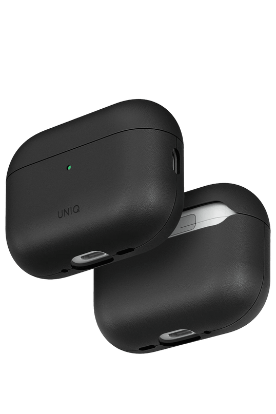 Airpods Pro 3 (3.nesil) Lyden Vex Deri Kılıf - Siyah