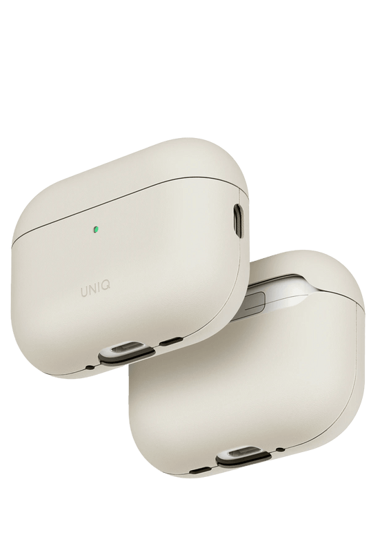 Airpods Pro 3 (3.nesil) Lyden Vex Deri Kılıf - Gri