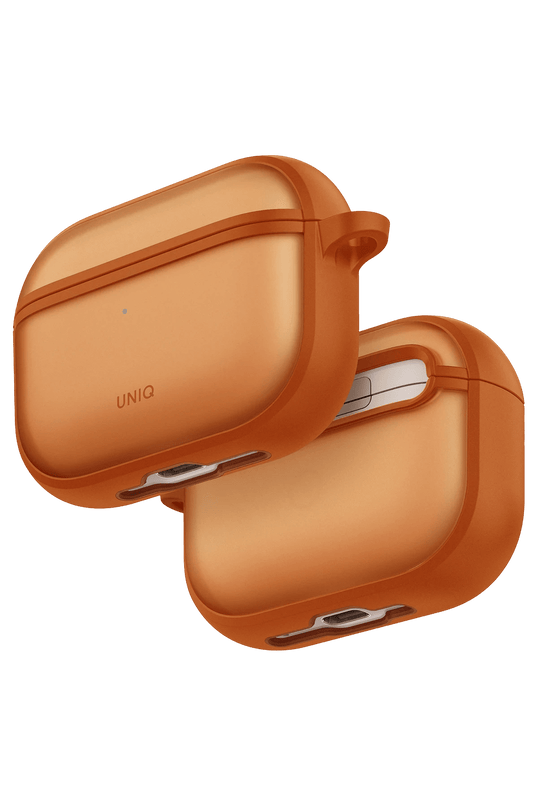 Airpods Pro 3 (3.nesil) Veren Frosted Hang Kılıf - Turuncu