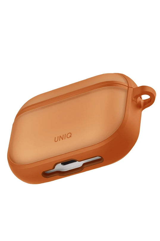 Airpods Pro 3 (3.nesil) Veren Frosted Hang Kılıf - Turuncu 4