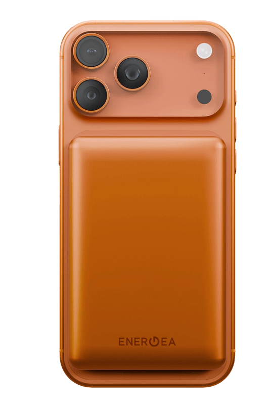 AluPac 10K 10.000 mAh 20W Type-C ve 15W Kablosuz Şarj Çıkışlı PD Hızlı Şarj Magsafe Powerbank - Turuncu 3