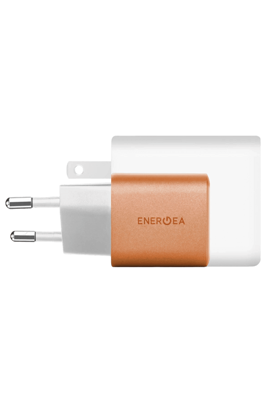 AmpCharge GaN35 1 Adet 35W Type C 1 Adet 30W USB Çıkışlı PD PPS QC Duvar Tipi Hızlı Şarj Aleti 2