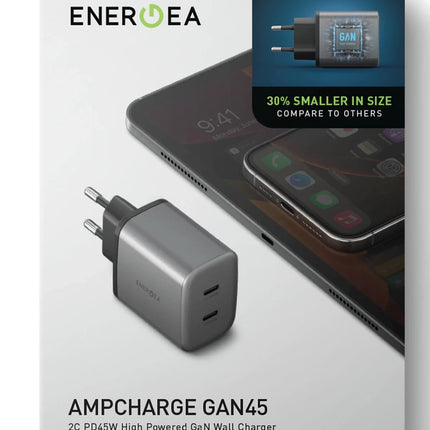 AmpCharger GaN45 2 Adet 45W Type-C Çıkışlı Hızlı Şarj Aleti 7