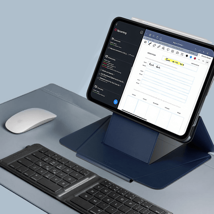 Apple iPad 2025 10.9 10.Nesil (A16) HTL-27 Onyx Tablet Kılıfı - Mavi 4