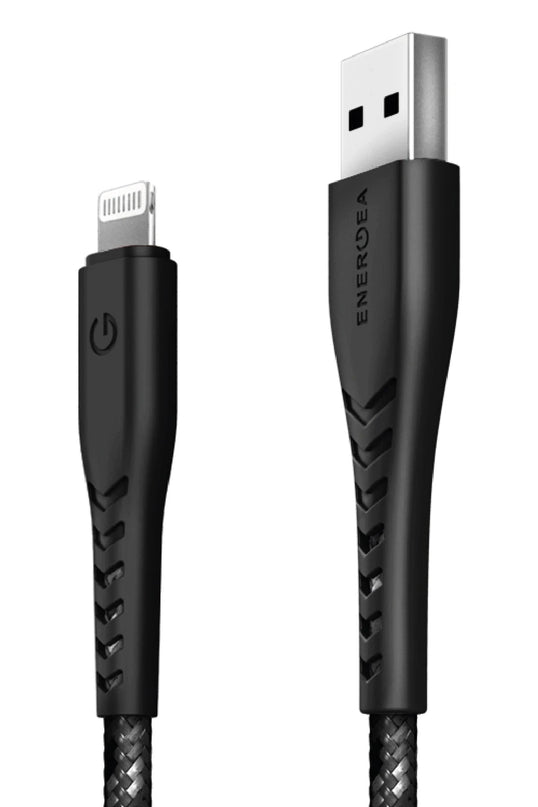 C89 NyloFlex 1.5M 3A USB to Lightning Hızlı Şarj Kablo - Siyah 2