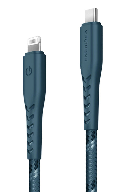 C94 NyloFlex 1.5M 100W Type-C to Lightning PD Hızlı Şarj Kablo - Lacivert 2