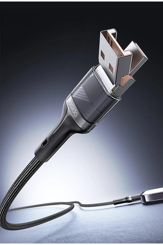 CA165L 1.2M Bir Ucu USB ve Type-C to Lightning PD Hızlı Şarj Kablosu 2