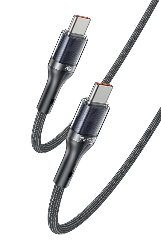 CA166 1.2M 240W Type-C to Type-C PD 2.0 Hızlı Şarj Kablosu