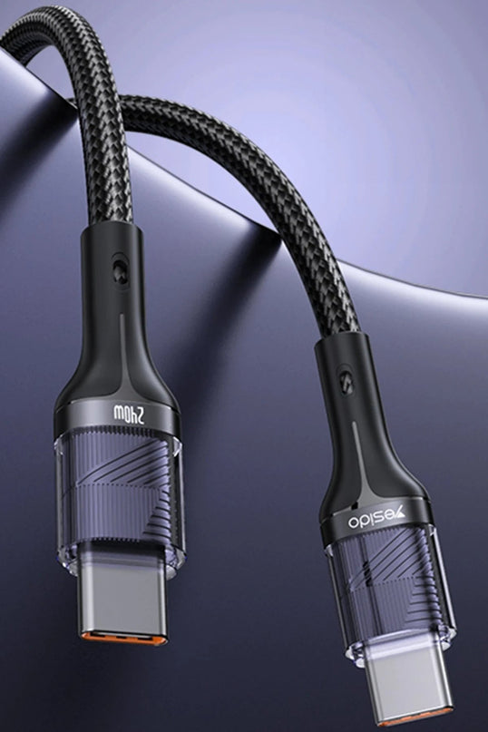 CA166 1.2M 240W Type-C to Type-C PD 2.0 Hızlı Şarj Kablosu 2