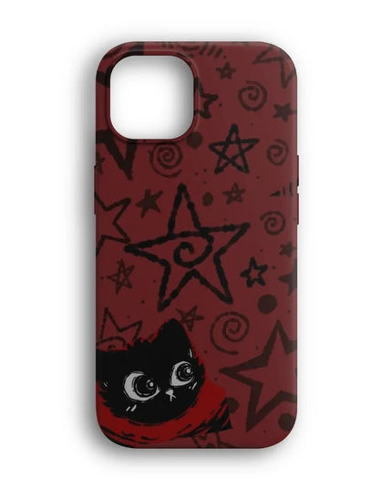 Cat with Stars Telefon Kılıfı