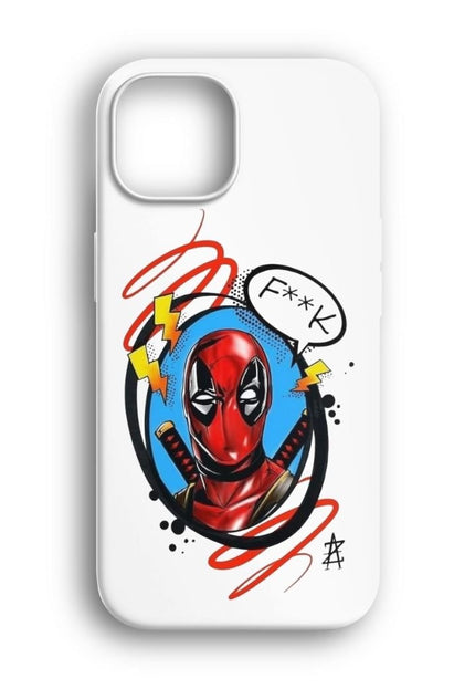 iphone deadpool pop art telefon kilifi