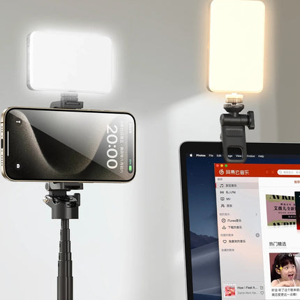 DH12 Ultra İnce Mini Tripodlu 120 Adet Ledli Yayın Işığı 3