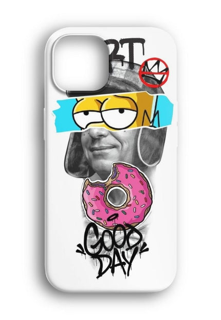 iphone donut art simpson telefon kilifi