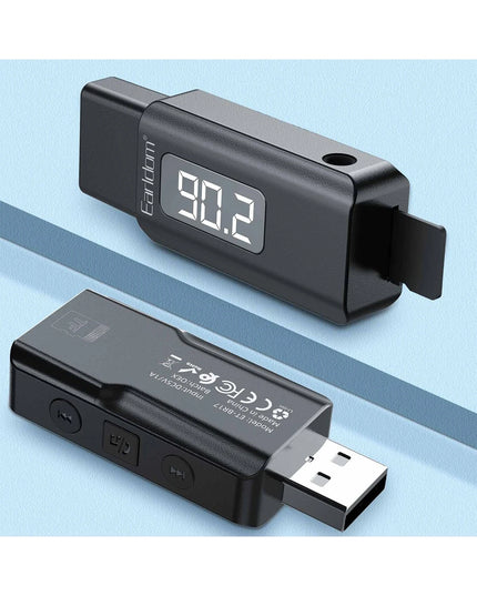 BR17 BT 5.3 SD Kart ve Aux Çıkışlı Arama Destekli Dijital Ekranlı 2in1 USB FM Transmitter 2
