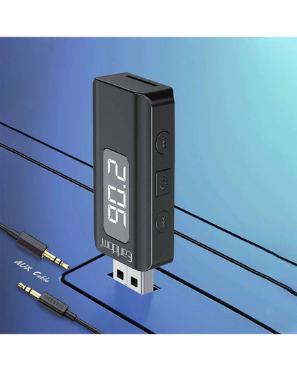 BR17 BT 5.3 SD Kart ve Aux Çıkışlı Arama Destekli Dijital Ekranlı 2in1 USB FM Transmitter 6