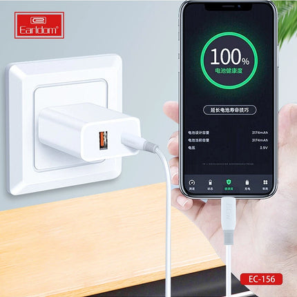 EC-156i PD 30W Type-C to Lightning 2m Hızlı Şarj Kablosu 3