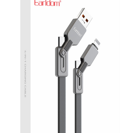 Earldom EC-IC05 1M 60W 4in1 Çoklu Şarj Kablosu 5