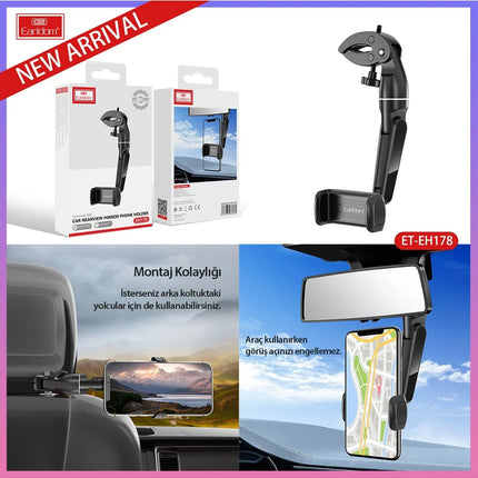 EH178 Ayarlanabilir Klipsli Telefon Tutucu 9