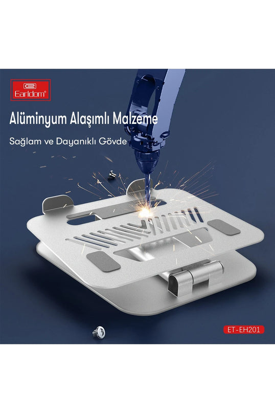EH201 Ayarlanabilir Metal Laptop ve Tablet Standı 4