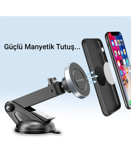 EH211 Ayarlanabilir Vantuzlu Magsafe Araç Tutucu 5