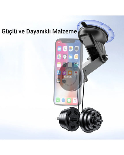 EH211 Ayarlanabilir Vantuzlu Magsafe Araç Tutucu 6
