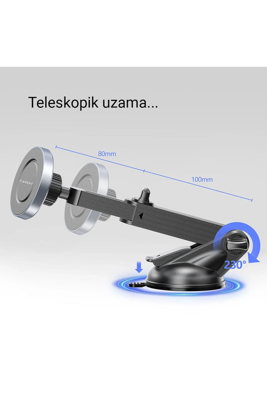 EH211 Ayarlanabilir Vantuzlu Magsafe Araç Tutucu 4