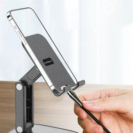 EH218 Ayarlanabilir Katlanabilir Masaüstü Telefon ve Mini Tablet Tutucu 4