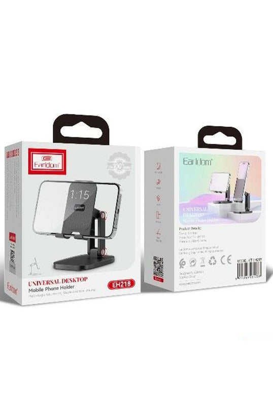 EH218 Ayarlanabilir Katlanabilir Masaüstü Telefon ve Mini Tablet Tutucu 5