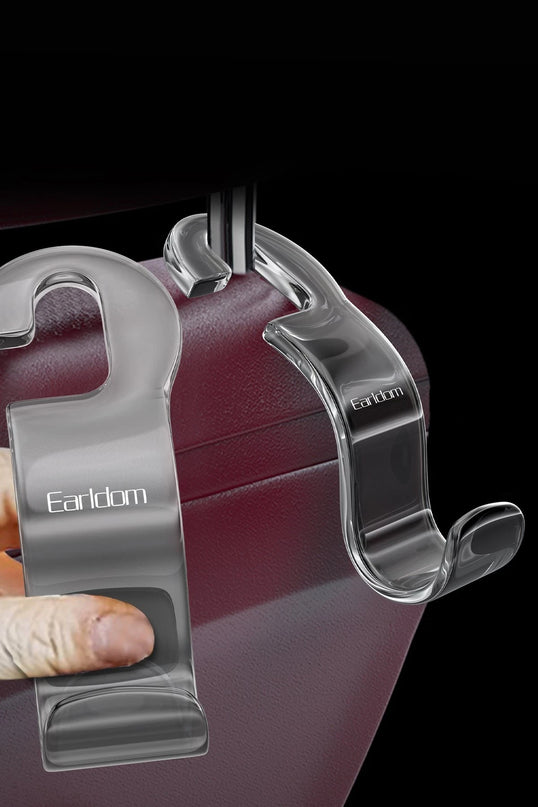 EH253 Araç Koltuk Arkası Askı Aparatı - Gümüş 3