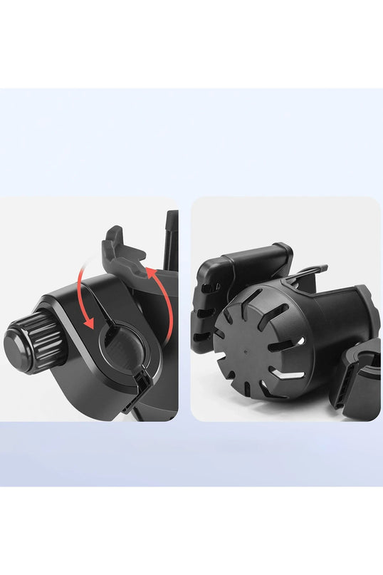 EH293 Motosiklet İçin Ayarlanabilir 2in1 Telefon ve Şişe Tutucu 2