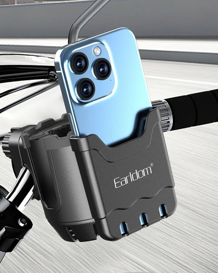 EH293 Motosiklet İçin Ayarlanabilir 2in1 Telefon ve Şişe Tutucu 6