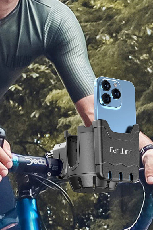 EH293 Motosiklet İçin Ayarlanabilir 2in1 Telefon ve Şişe Tutucu 5