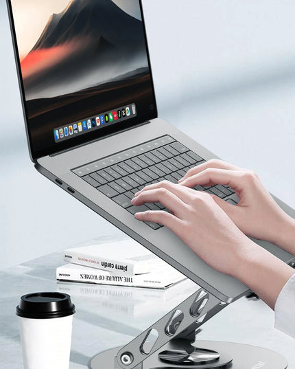 EH332 360 Derece Ayarlanabilir Metal Laptop Standı 4