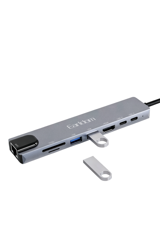 ET-W41 8in1 USB-C Hub Dönüştürücü 2